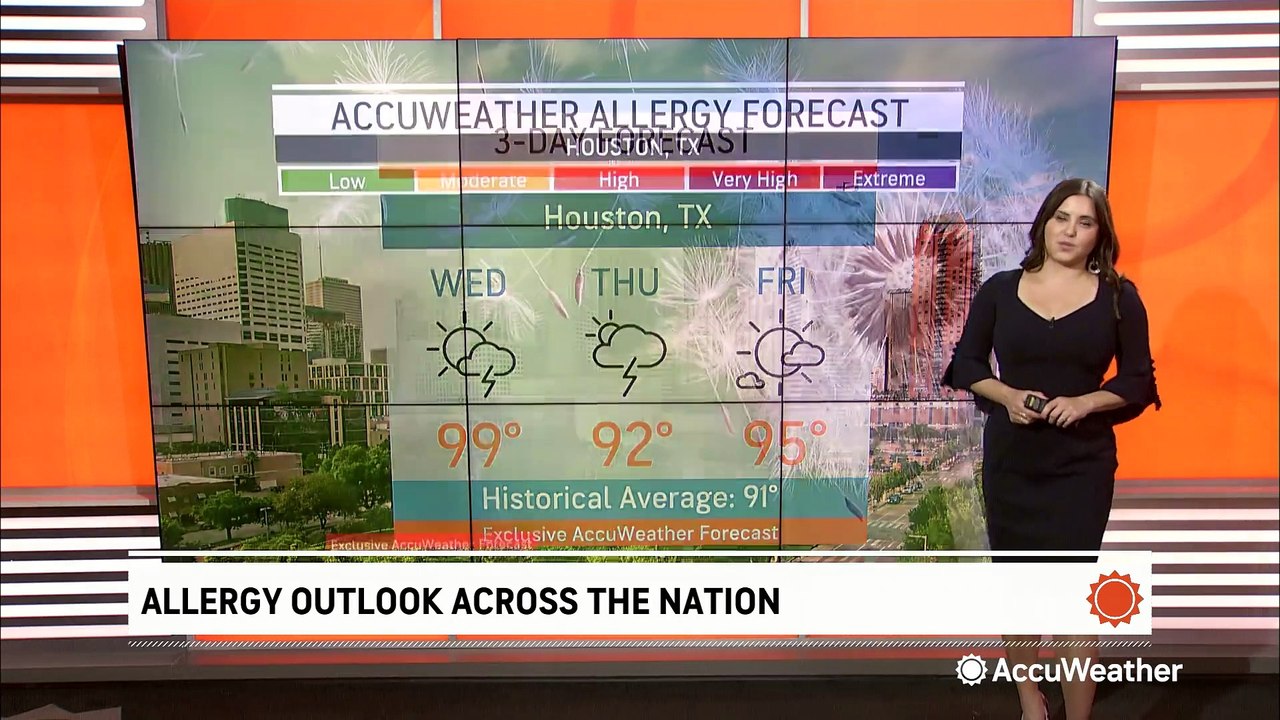 Here's your allergy outlook for June 21 video Dailymotion