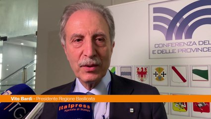 Sanità, Bardi "Importante rivedere la questione delle risorse"