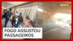 Pane elétrica causa explosão e assusta passageiros no metrô do Recife