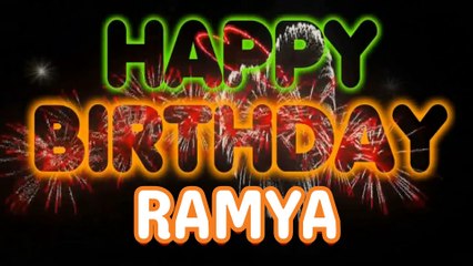 RAMYA Happy Birthday Song – Happy Birthday RAMYA - Happy Birthday Song - RAMYA birthday song
