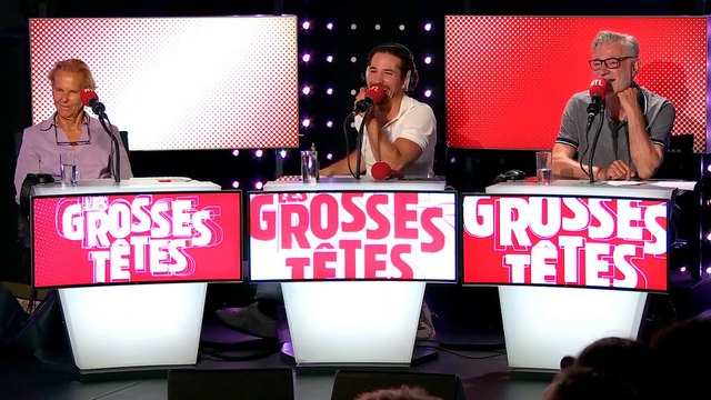 Jeanne Balibar en promo aux Grosses Têtes