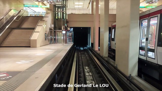 (Cab Ride) Premier jour d'exploitation des MPL16 sur la ligne B du métro de Lyon (Bonus à la station Brotteaux à la fin)