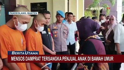 Geram! Mensos Damprat Tersangka Perdagangan Anak di Bawah Umur
