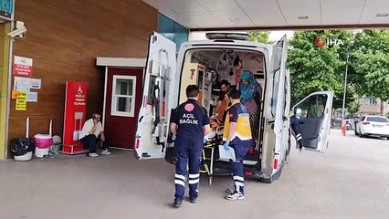 Bursa'da balkondan düşen çocuk yaralandı