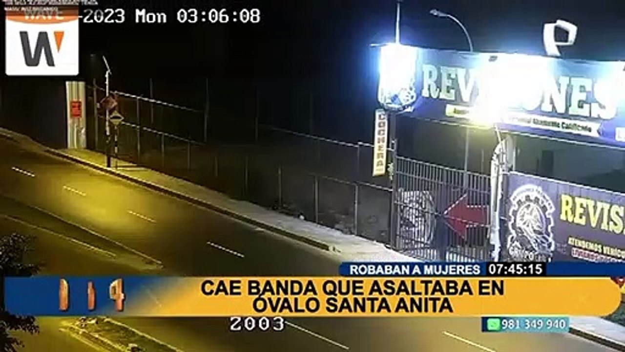 Usaban taller mecánico como guarida: capturan a banda criminal que asaltaba en óvalo Santa Anita