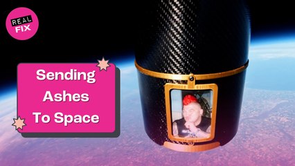 Man's ASHES Scattered in SPACE!