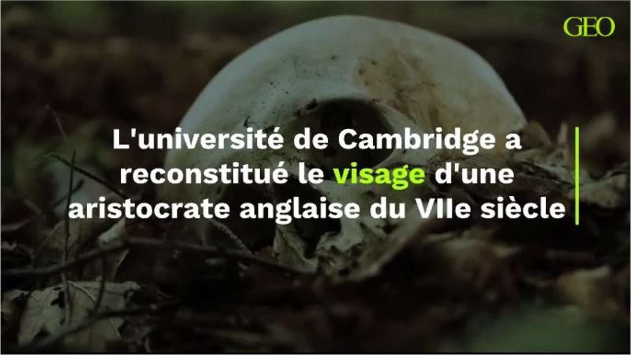 L'université de Cambridge a reconstitué le visage d'une aristocrate anglaise du VIIe siècle