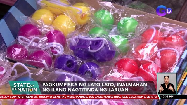 Pagkumpiska ng lato-lato, inalmahan ng ilang nagtitinda ng laruan | SONA