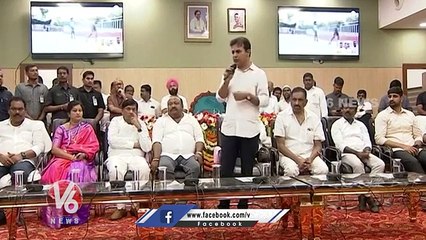 Media Is Not Necessary For Meetings, Says Minister KTR | Karimnagar | V6 News