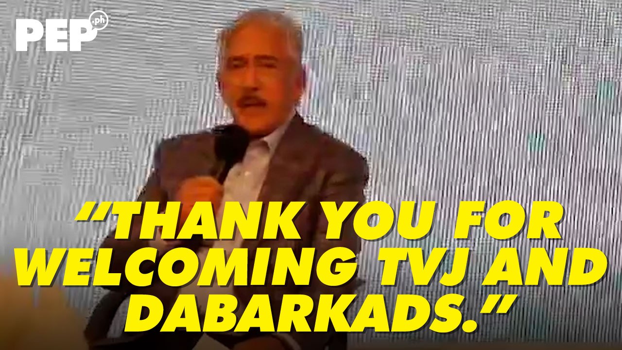 Tito Sotto: "We are happy to be home here in MediaQuest and TV5." | PEP Interviews