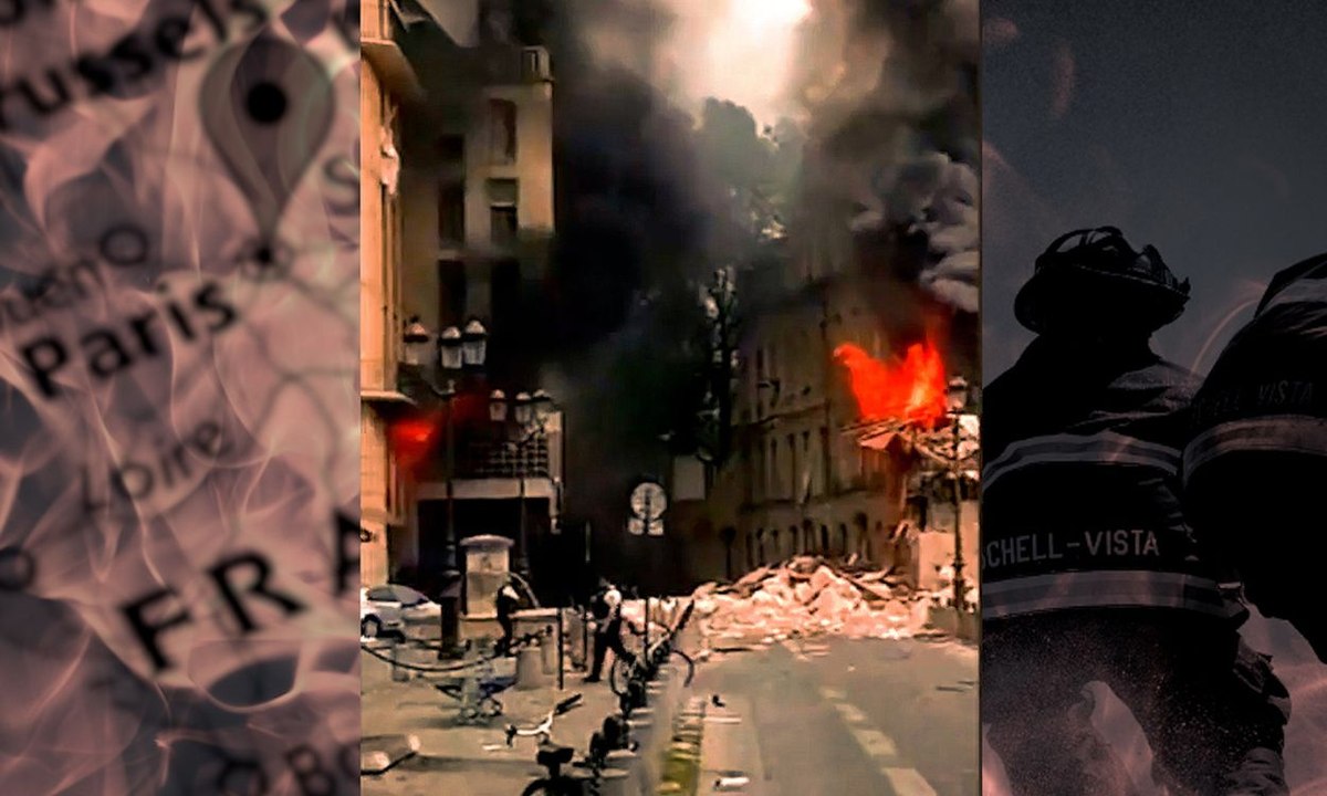 Una fuerte explosión provoca varios incendios en edificios en París