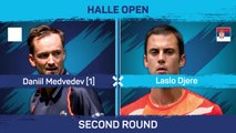 Medvedev overcomes tough Djere challenge to reach Halle quarters