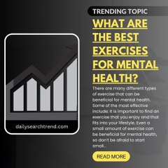What are the best exercises for mental health?