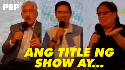 Ano na ang BAGONG TITLE ng show ng TVJ at Legit Dabarkads?