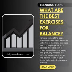 What are the best exercises for balance?