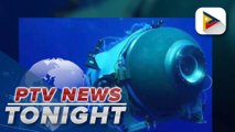 Rescuers searching for missing underwater vessel with 5 passengers aboard