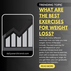 What are the best exercises for weight loss?