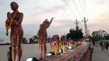 पाथवे का लोकार्पण और सूर्य नमस्कार प्रतिमाओं का अनावरण