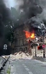 Paris'te doğalgaz patlaması: Bir bina çöktü, 16 yaralı