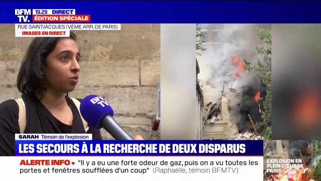 Explosion à Paris: On a senti l'immeuble qui bougeait , témoigne une employée de l'Institut Curie, situé à proximité du lieu de l'explosion