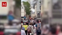 Un fuerte incendio se registró en París y usuarios compartieron imágenes en redes sociales