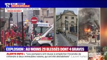Explosion à Paris: Au moins 29 personnes blessées, dont 4 en urgence absolue