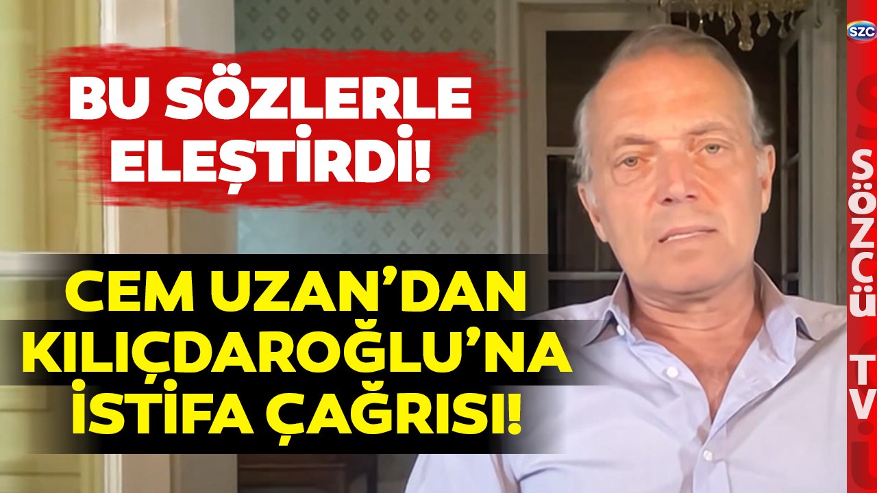 Aktif Siyaseti Bırakan Cem Uzan'dan Kılıçdaroğlu'na Gündem Olacak İstifa Çağrısı!