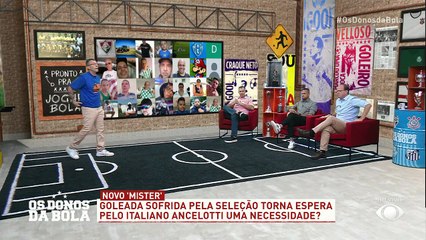 Neto: Ancelotti é a salvação para a Seleção Brasileira