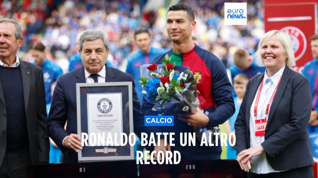 Cristiano Ronaldo infrange un altro record: è il primo calciatore con 200 presenze in Nazionale