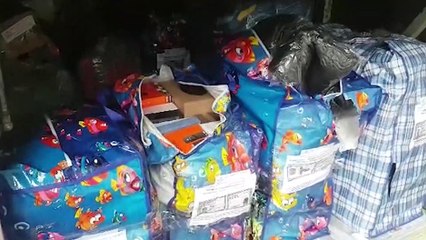 Receita Federal apreende ônibus repleto de mercadorias