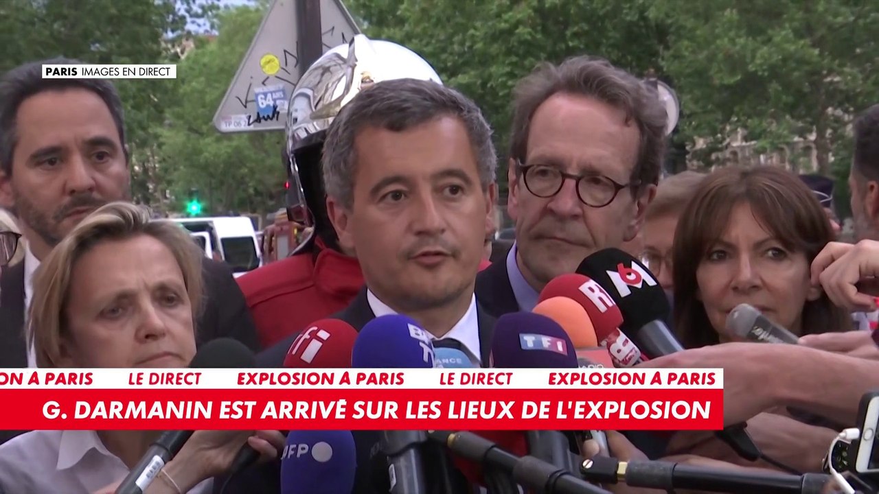 Gérald Darmanin sur l'explosion à Paris : «Deux personnes sont portées disparues»