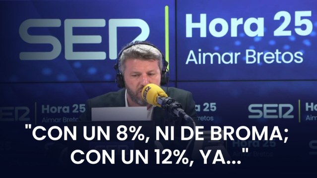 Con un 8%, ni de broma; con un 12%, ya... : Aimar Bretos explica la táctica argumental del PP con Vox