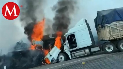 Se registra fuerte accidente sobre la autopista Zapotlanejo-Lagos de Moreno