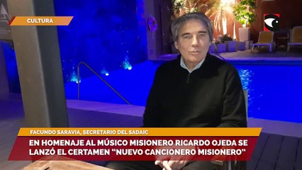 En homenaje al músico misionero Ricardo Ojeda se lanzó el certamen “Nuevo Cancionero Misionero”