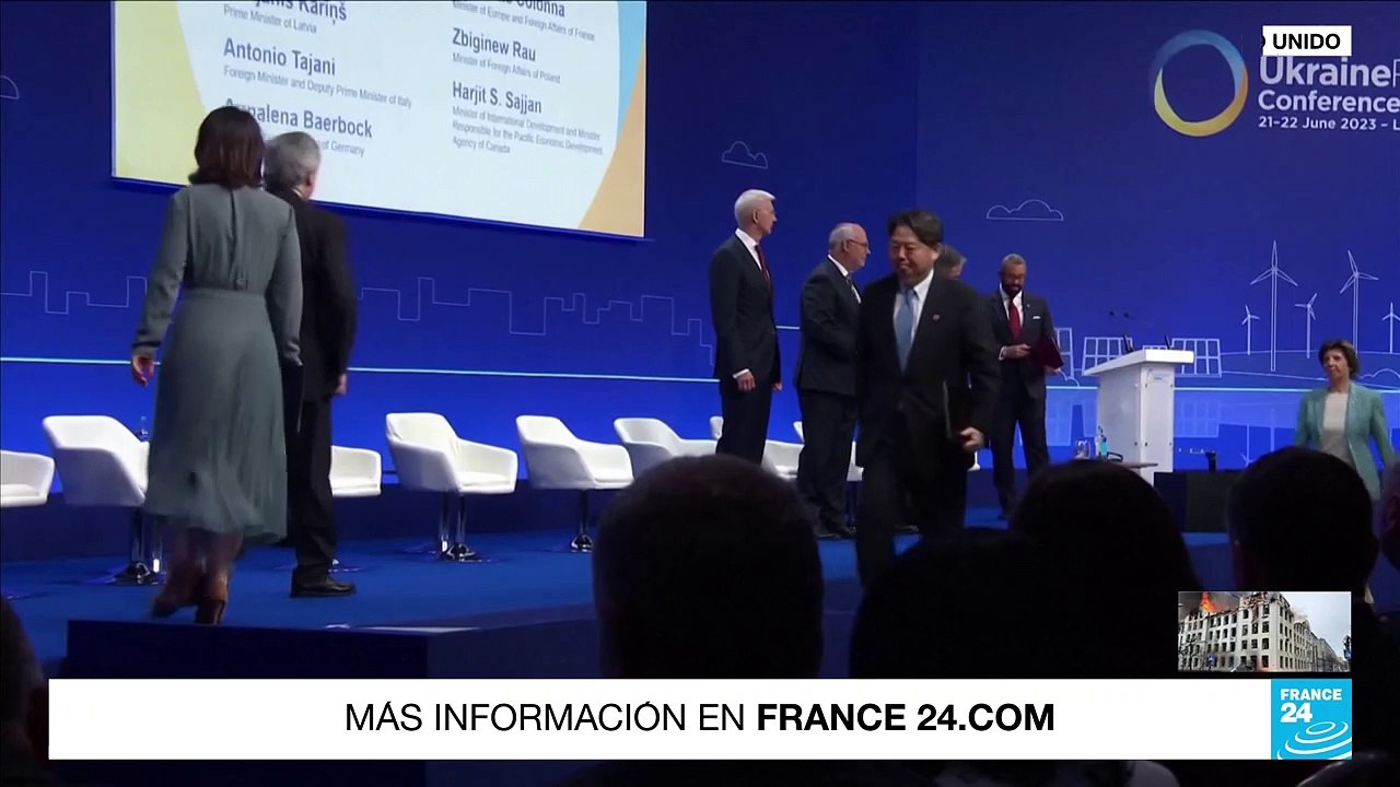 Aliados de Kiev se reunieron en Reino Unido para gestionar la reconstrucción de Ucrania