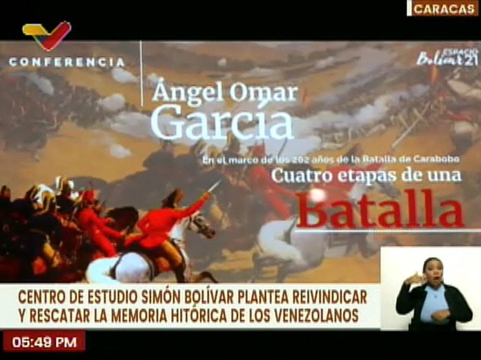 En conmemoración de la Batalla de Carabobo se realizará la conferencia Cuatro Etapas de una Batalla