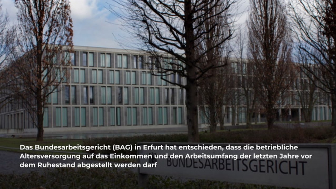 Betriebsrente: Gericht urteilt über Teilzeit