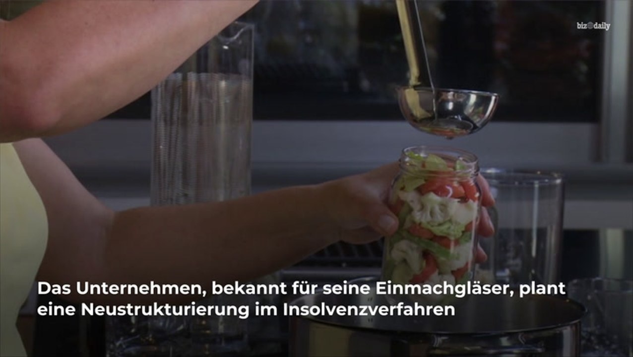 Kultglas vor dem Aus: Weck ist insolvent