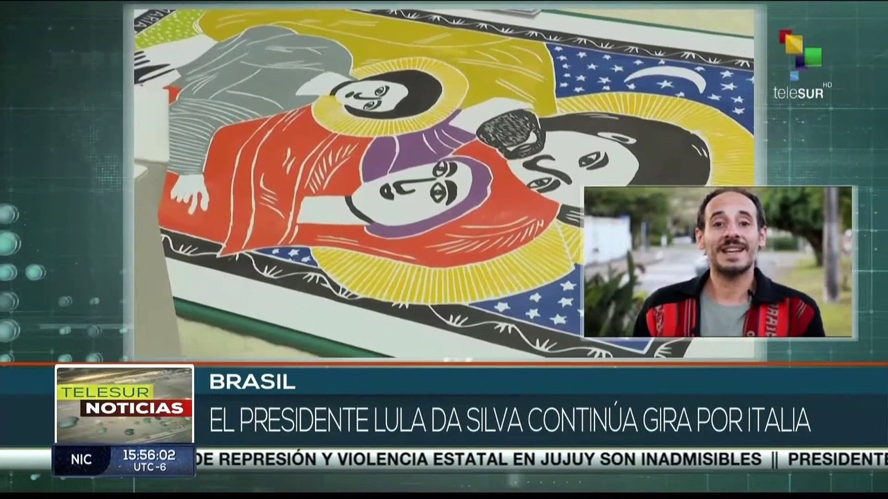 Pdte. de Brasil se reúne en Italia con el Papa Francisco y la primera ministra Giorgia Meloni