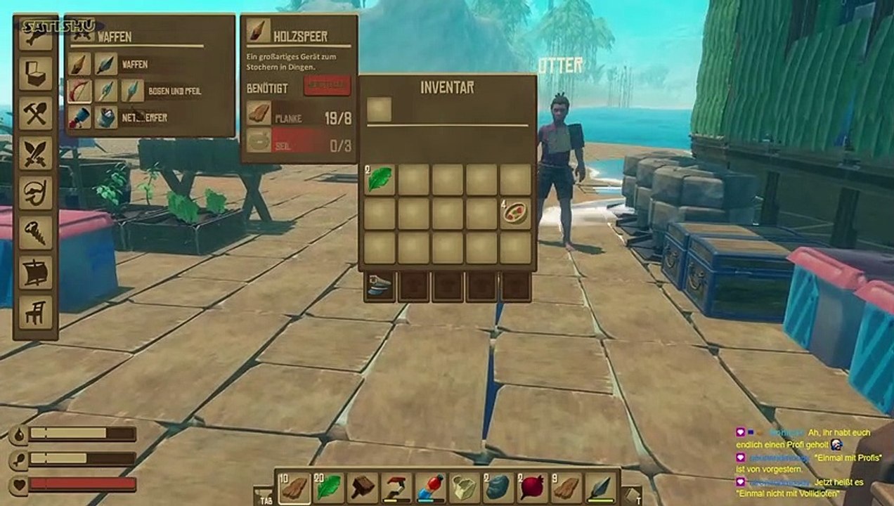 Das Floß ist groß, aber noch nicht fertig. | Raft  |  Ep. 44