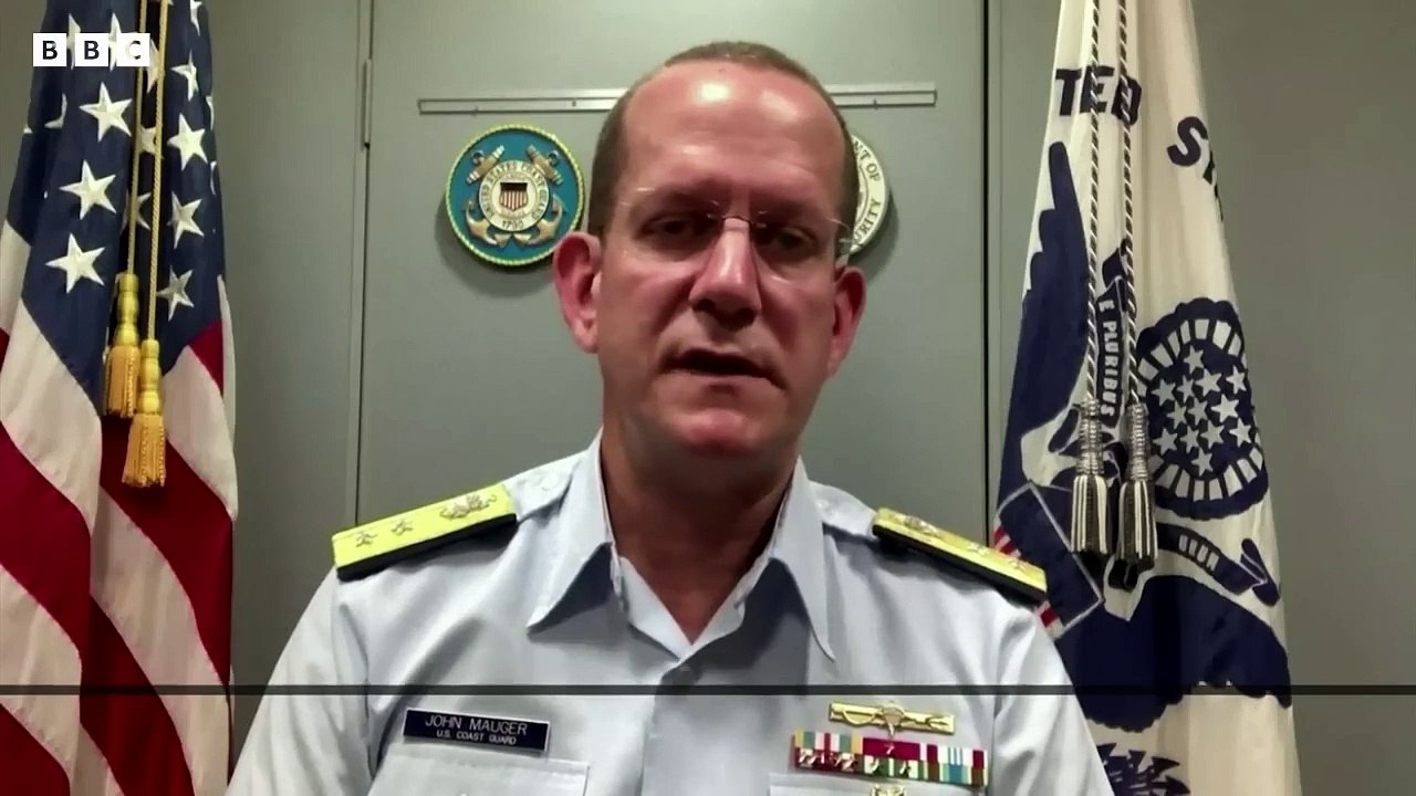 Missing Titanic sub has 40 hours of oxygen left says US Coast Guard - BBC News