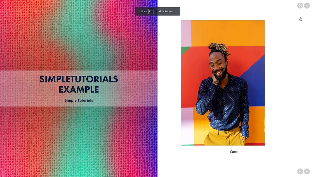 Adobe Express Course Section 32 Preview and Present Options