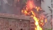 जमुई: आसमान से उतरी तबाही लगी भीषण आग, देखिये खबर