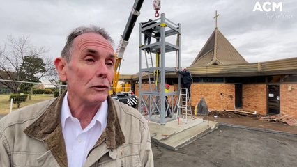 New bell tower for Tamworth, video by Rachel Gray for ACM