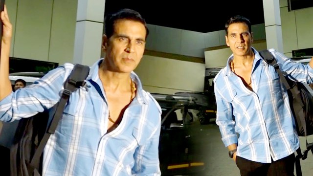 Akshay Kumar का एअरपोर्ट पर ये स्टाइलिश लुक देख फैन्स हुए हैरान