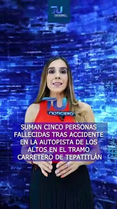 Son ya cinco las personas fallecidas tras el accidente suscitado en la autopista de Los Altos, a la altura de Tepatitlán   #TuNotiReel