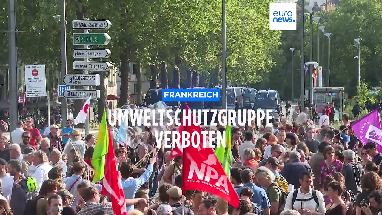 Französische Regierung verbietet Umweltschutzgruppierung „Les Soulèvements de la Terre'