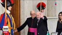 Lula da Silva visitó al Papa Francisco en El Vaticano