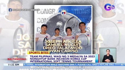 Team Pilipinas, wagi ng 3 medalya sa 2023 Nonghyup Bank Incheon Korea Cup International Soft Tennis Tournament | BT