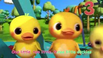 Ten Little Duckies - CoComelon Furry Friends - Animals for Kids